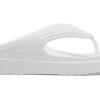 Pantuflas deportivas ligeras y cómodas Crocs Sloane Snake para mujer, color blanco 206918-100