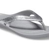 Pantuflas deportivas minimalistas y acogedoras Crocs Kadee II unisex plateadas 207314-040 Pantuflas deportivas minimalistas y acogedoras Crocs Kadee II unisex plateadas 207314-040