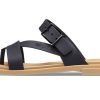 Pantuflas deportivas minimalistas y cómodas Crocs (WMNS) en negro y marrón 206108-00W