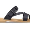 Pantuflas deportivas minimalistas y cómodas Crocs (WMNS) en negro y marrón 206108-00W