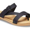 Pantuflas deportivas minimalistas y cómodas Crocs (WMNS) en negro y marrón 206108-00W