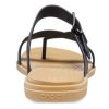Pantuflas deportivas minimalistas y cómodas Crocs (WMNS) en negro y marrón 206108-00W
