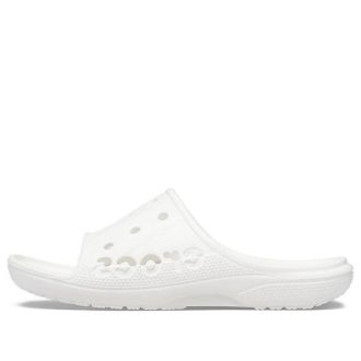 Pantuflas informales minimalistas Crocs Baya blancas 12000-100
