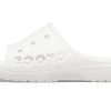 Pantuflas informales minimalistas Crocs Baya blancas 12000-100