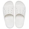 Pantuflas informales minimalistas Crocs Baya blancas 12000-100