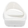 Pantuflas informales minimalistas Crocs Baya blancas 12000-100