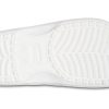 Pantuflas informales minimalistas Crocs Baya blancas 12000-100