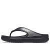 Pantuflas negras de suela gruesa Crocs (WMNS) 206919-001
