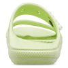 Pantuflas unisex Crocs Classic Clog Cozy en gris y verde 206761-335