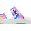 Pantuflas unisex Crocs Classic Colorful White Pink (blanco y rosa) 207771-102