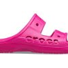 Pantuflas unisex Crocs Fashion Casual en color rosa 207627-6X0