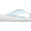 Pantuflas unisex Crocs LiteRide Beach Cozy y elegantes en azul claro 205182-4KA