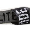 Pantuflas unisex Crocs LiteRide LOGO negras «Black White» 205562-066