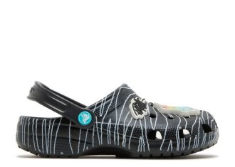 Ron English x Classic Clog Kids «Fiesta Animales – Negro Cebra»