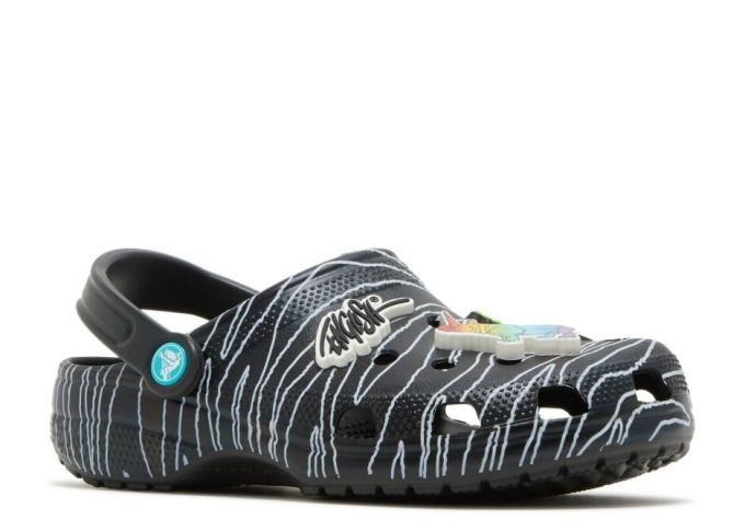 Ron English x Classic Clog Kids «Fiesta Animales – Negro Cebra»