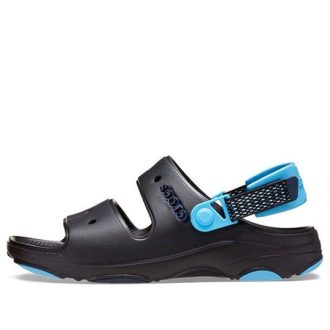 Sandalia todoterreno clásica Crocs «Negro Azul Claro» 207711-0ZQ