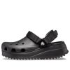 Sandalias casuales Crocs Classic Hiker unisex negras 206772-060
