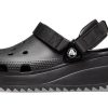 Sandalias casuales Crocs Classic Hiker unisex negras 206772-060