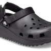 Sandalias casuales Crocs Classic Hiker unisex negras 206772-060