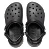 Sandalias casuales Crocs Classic Hiker unisex negras 206772-060