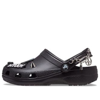 Sandalias casuales unisex Crocs Classic Feel The Positivity negras 207571-001