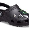 Sandalias casuales unisex Crocs Classic Feel The Positivity negras 207571-001