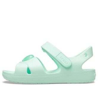 Sandalias clásicas con tiras cruzadas Crocs (GS) «Verde menta» 206245-3TI