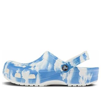 Sandalias clásicas Crocs azul y blanco unisex «Azul y blanco» 206868-100