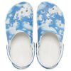 Sandalias clásicas Crocs azul y blanco unisex «Azul y blanco» 206868-100
