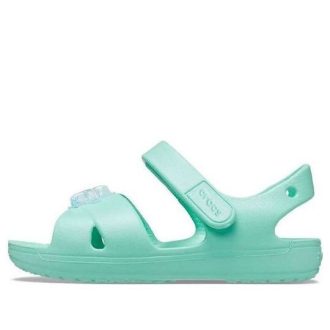 Sandalias clásicas Crocs (GS) con tiras cruzadas Charm «Turquesa» 206947-3U3