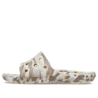 Sandalias clásicas Crocs Marbled «Blanco Marrón» 206879-2Y3