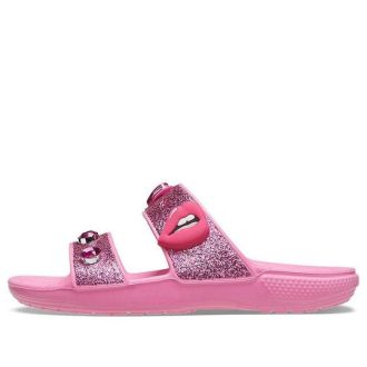 Sandalias clásicas Crocs (mujeres) x Benefit «Pink Lemonade» 207545-669