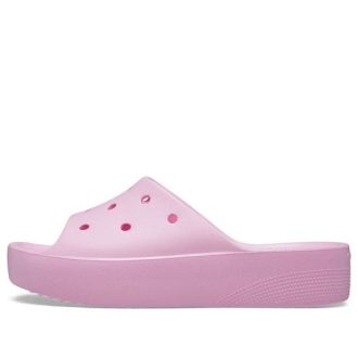 Sandalias clásicas de plataforma Crocs (mujeres) «Rosas» 208180-6S0