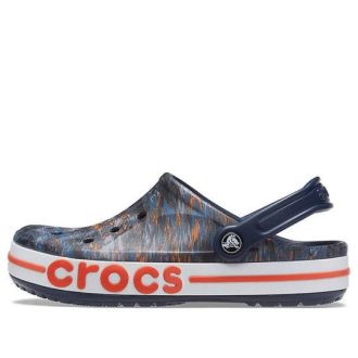 Sandalias con estampado Crocs Bayaband en azul oscuro 205840-4SC