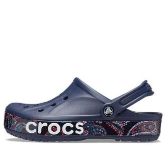 Sandalias con estampado Crocs Bayaband unisex azul 206233-410