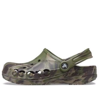 Sandalias Crocs Baya Marble Fashion Outdoor unisex en verde militar 206935-3TC
