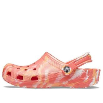 Sandalias Crocs Beach de mármol naranja 206867-6SN