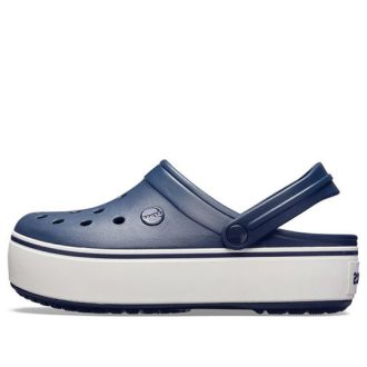 Sandalias Crocs Beach para mujer, color azul oscuro, 205434-462