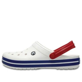 Sandalias Crocs Beach Unisex Blancas y Azules «Blancas y Azules» 11016-11I