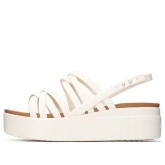 Sandalias Crocs Brooklyn con tiras blancas 206751-159