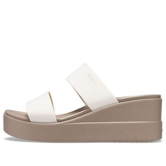 Sandalias Crocs Brooklyn Lightweight Mushroom Gray 206219-16T (Mujeres)