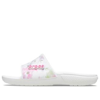 Sandalias Crocs Classic Bleach Dye «Blanco y rosa» 207411-94S