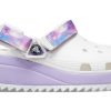 Sandalias Crocs Classic Casual Unisex Blancas y Moradas «Blancas y Moradas» 207772-577