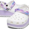Sandalias Crocs Classic Casual Unisex Blancas y Moradas «Blancas y Moradas» 207772-577