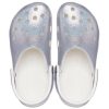 Sandalias Crocs Classic Casual Unisex Metalizadas Plateadas Rosadas 207551-90H