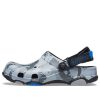 Sandalias Crocs Classic Clog Desert Camouflage para exteriores, unisex, color negro y gris, 207305-097