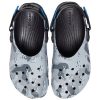 Sandalias Crocs Classic Clog Desert Camouflage para exteriores, unisex, color negro y gris, 207305-097