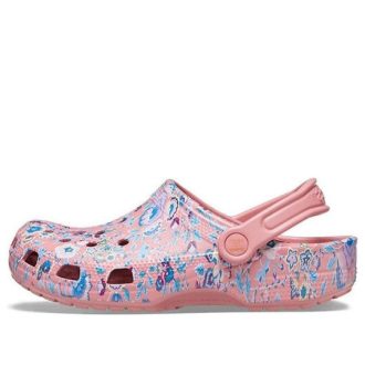 Sandalias Crocs Classic Clog Liberty London Beach rosas 206447-9A5