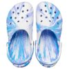 Sandalias Crocs Classic Clog Marble Beach Sports unisex blancas y azules (206867-1FK)