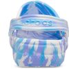 Sandalias Crocs Classic Clog Marble Beach Sports unisex blancas y azules (206867-1FK)